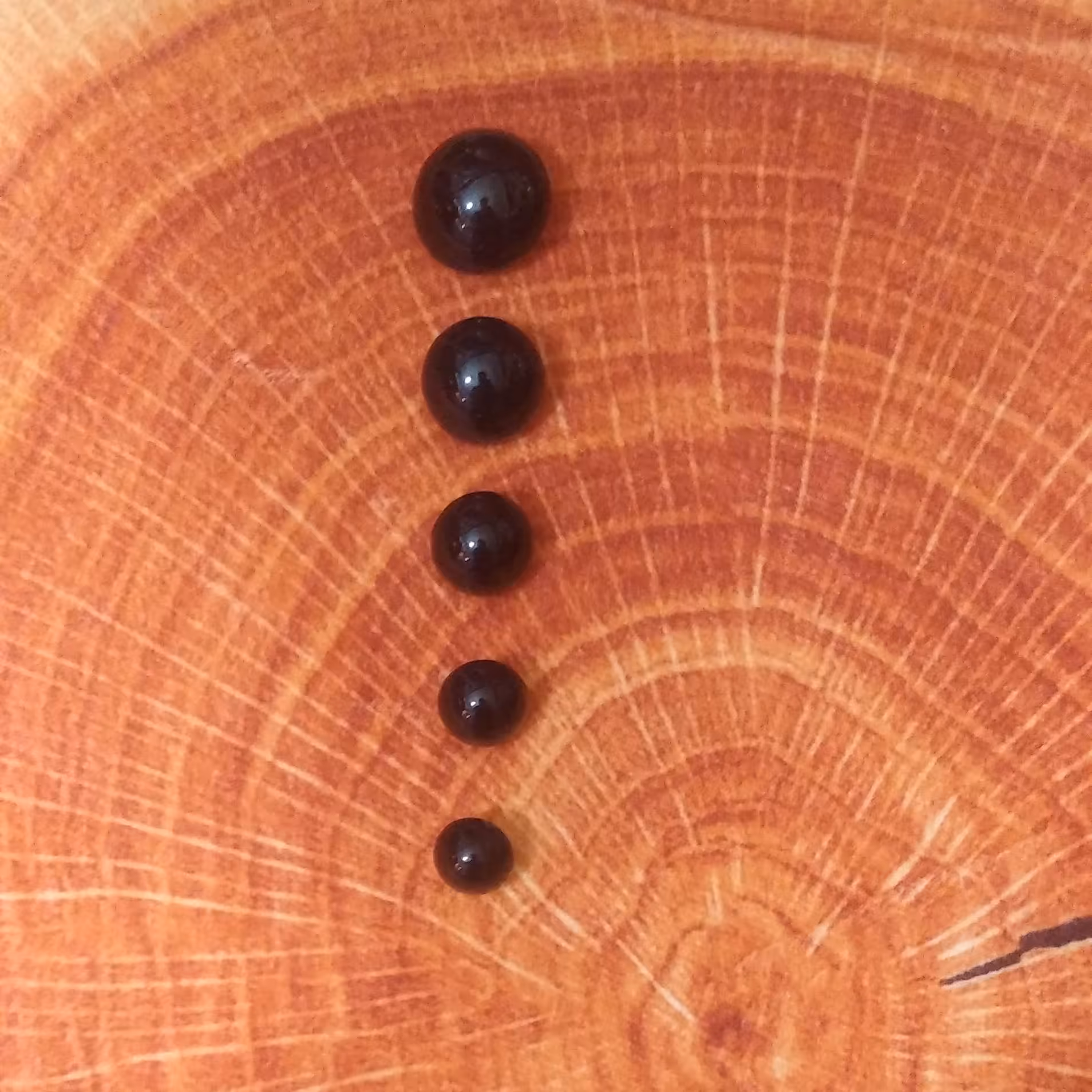 دگمه مرواریدی مشکی تایوانی 10 عدد ب انتخاب سایز شما