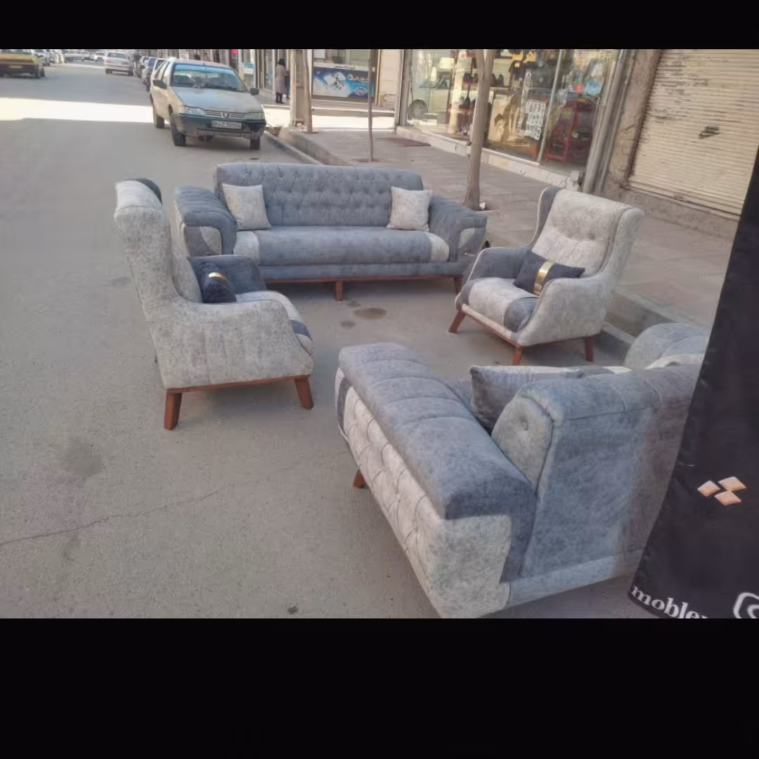 مبلمان راحتی چستر کلاسیک کمربندی 