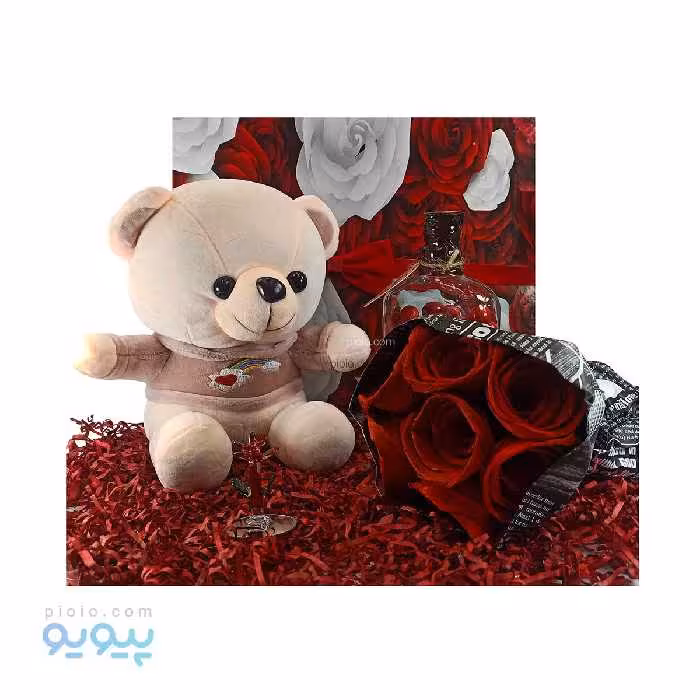 باکس کادو تولد با عروسک خرس نانو