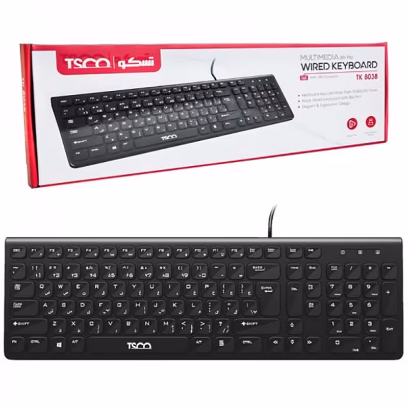 کیبورد تسکو TSCO TK-8038