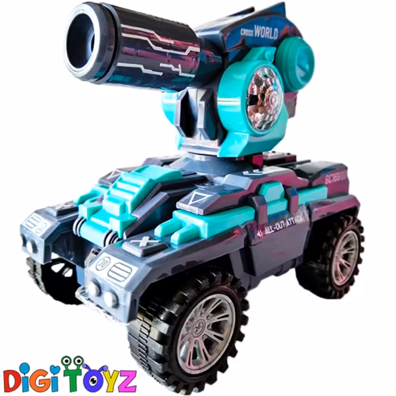 اسباب بازی تانک مدرن - موزیک دار - چراغ دار - Modern Tank - باتری خور