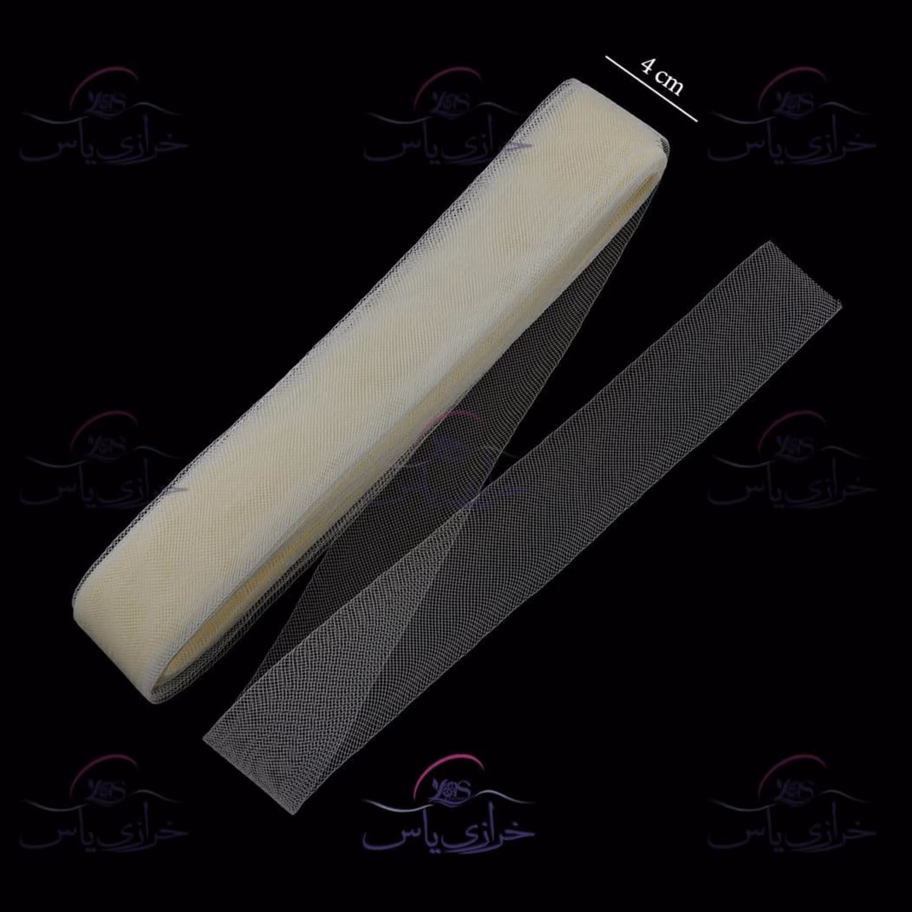 تور دبی یا نوار گرند عرض 4 سانت نباتی