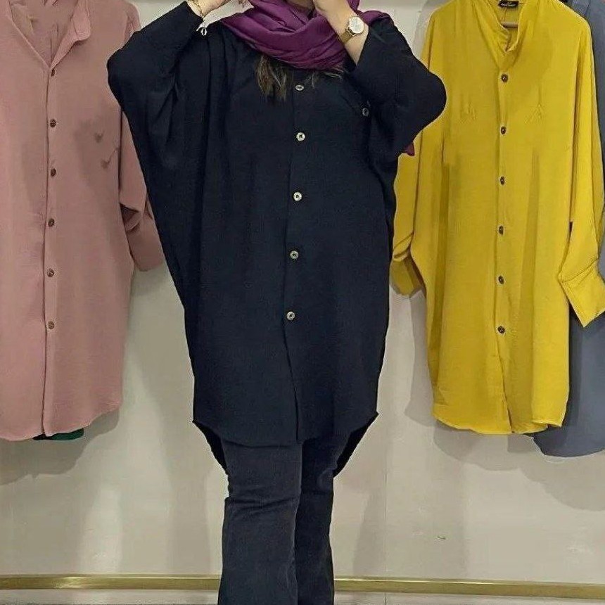 مانتو پانچ محرمی جنس ابروبادی درجه یک