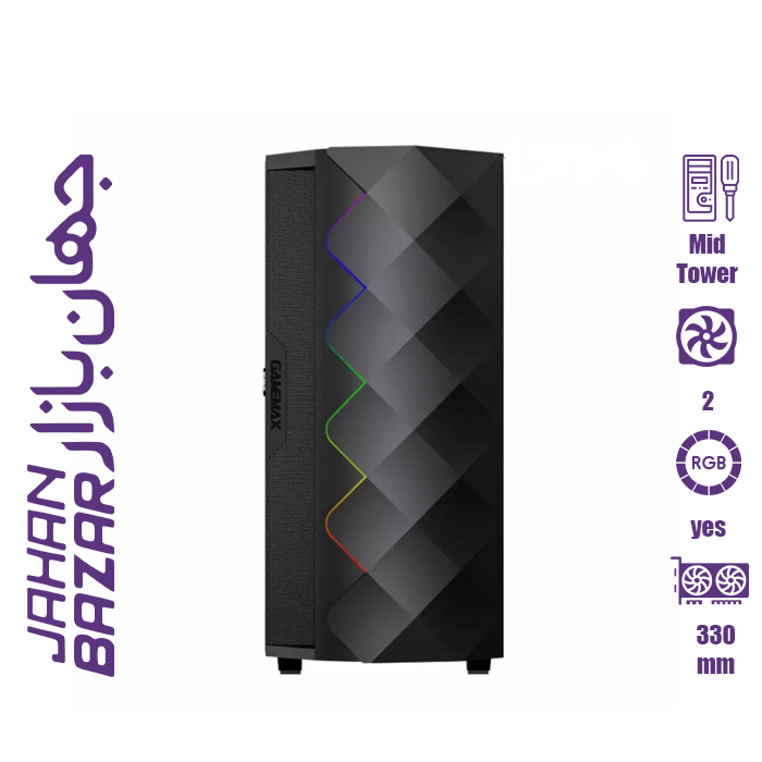 کیس گیم مکس GameMax Diamond COC-Black