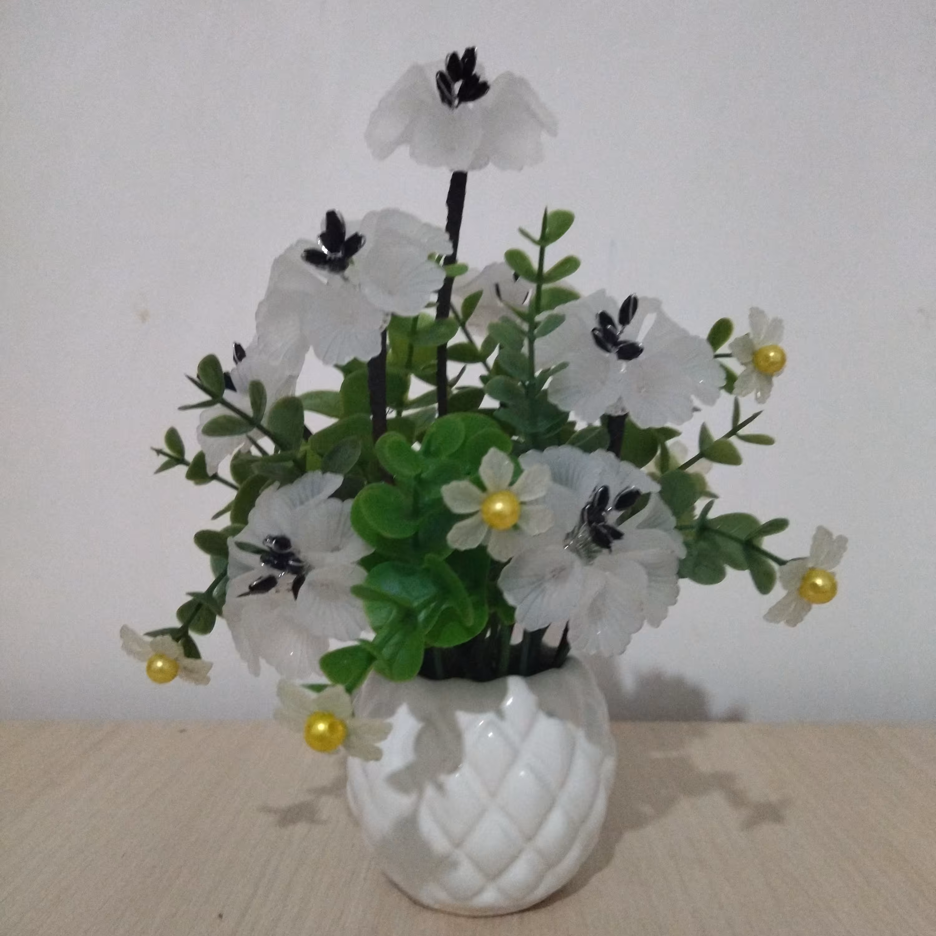 گل کریستالی گلدان گل شقایق