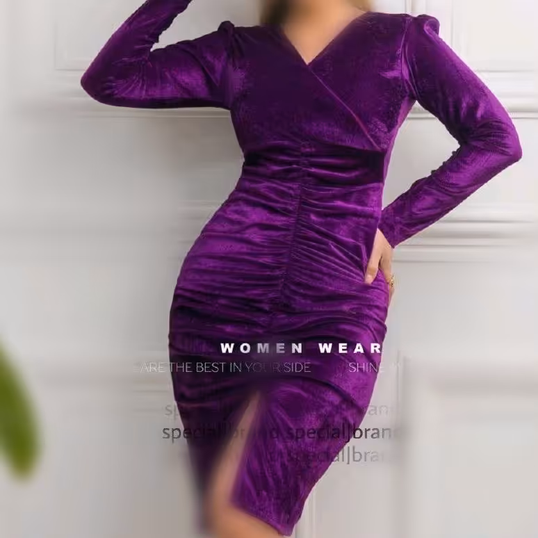 تونیک شیک مجلسی مخمل سایز  46 ارسال رایگان فقط مشکی موجوده 