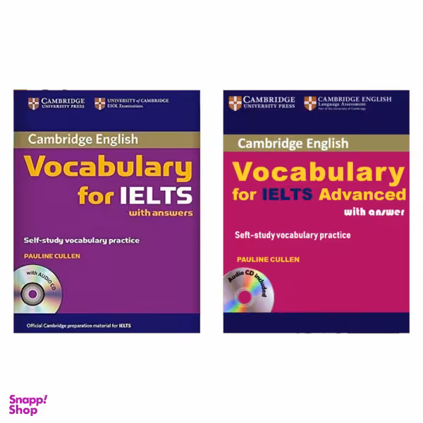 کتاب زبان Cambridge Vocabulary For IELTS اثر Pauline Cullen نشر هدف نوین 2 جلدی