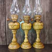 چراغ گردسوز پایه بلند خراطی شده