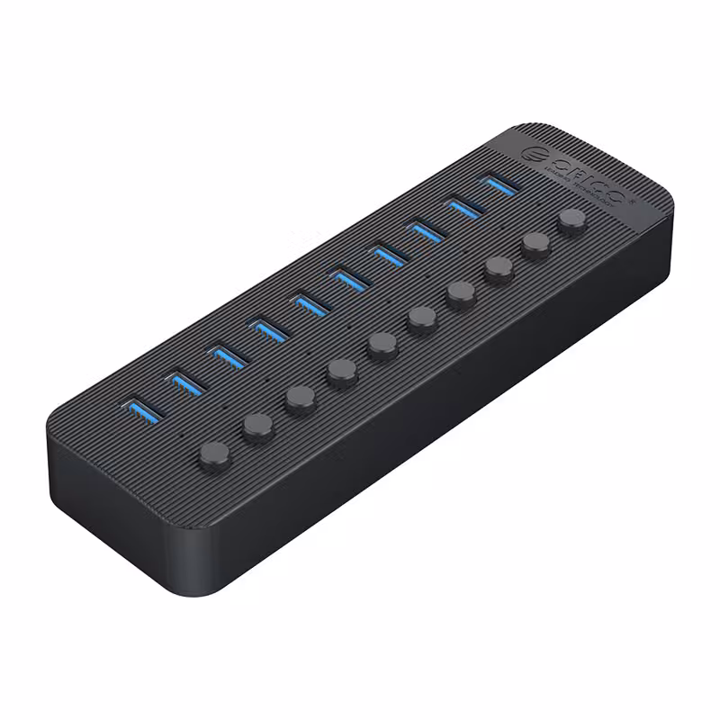 هاب 10 پورت کلیددار USB3.0 اوریکو مدل CT2U3-10AB