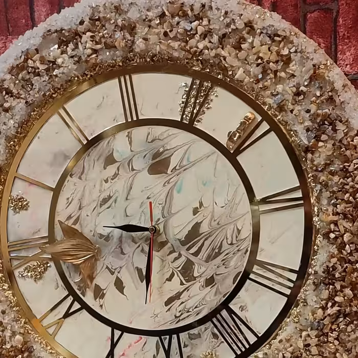 ساعت دیواری لوکس رزینی