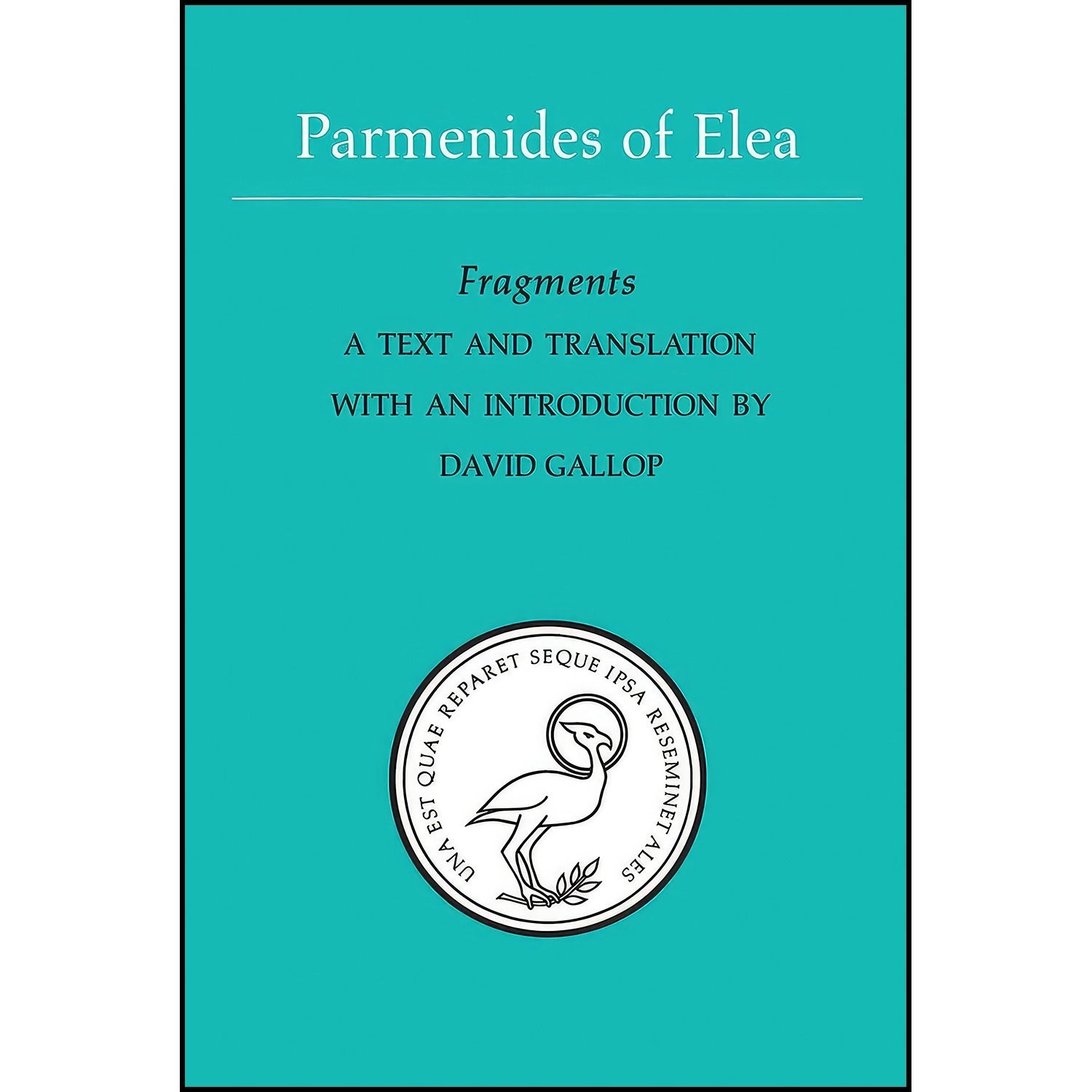 کتاب زبان اصلی Parmenides of Elea اثر Parmenides