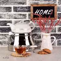 کتری و قوری 4.5 لیتر کف چدن ام جی اس کد 81014