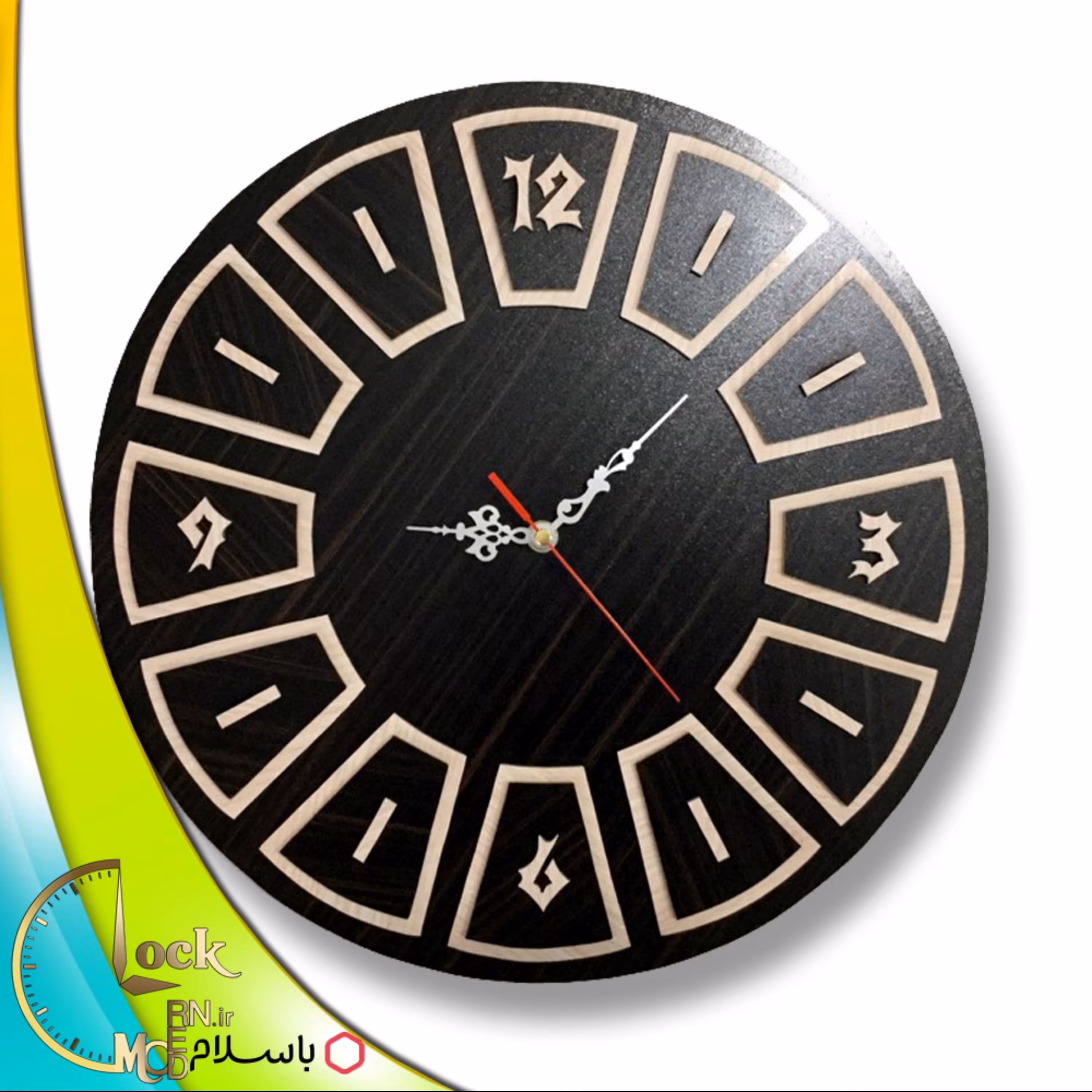 ساعت دیواری شیک دایره ای  کد 134