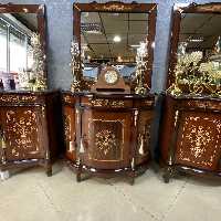 اینه کنسول سه درب کوچیک معرق