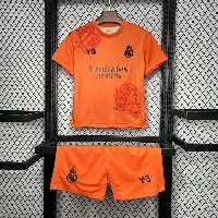 لباس بچه گانه رئال مادرید 2024 نارنجی کیت چهارم
