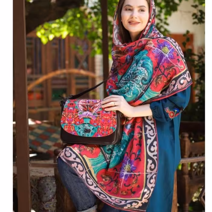 ست کیف پرستو و شال کد 7