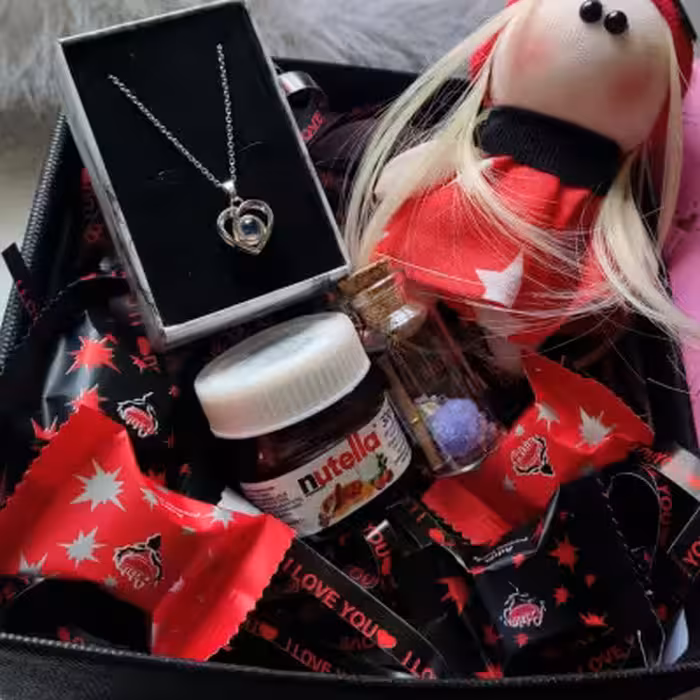 باکس ولنتاین گردنبند تلسکوپی