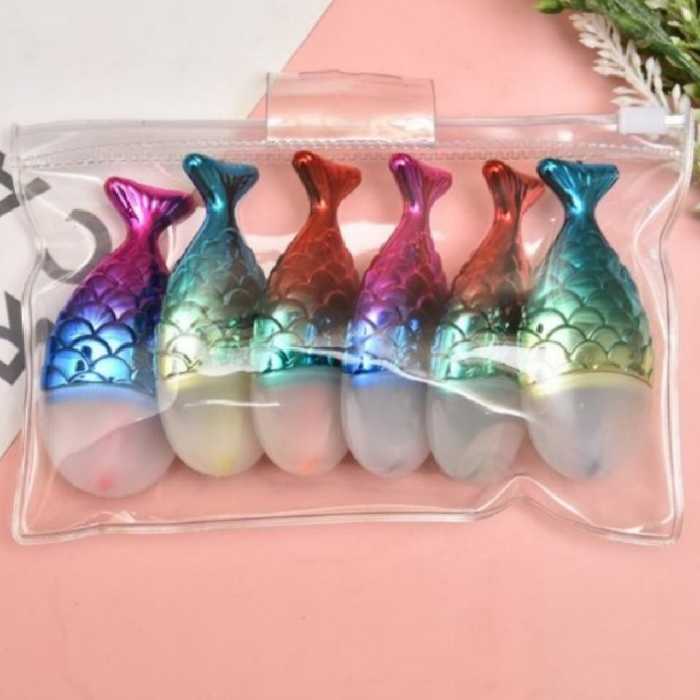 هایلایتر طرح ماهی بسته 6 عددی