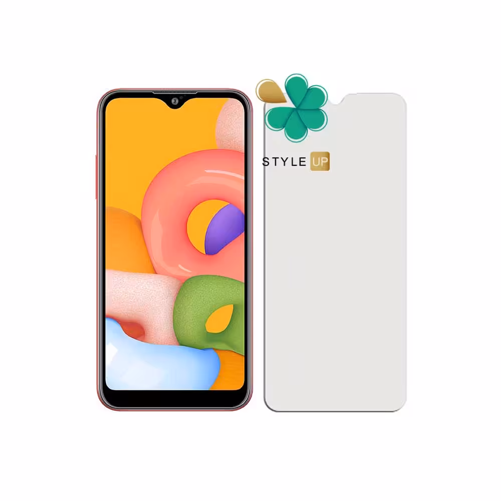 گلس بدون حاشیه سرامیکی گوشی Samsung Galaxy A01 مدل مات