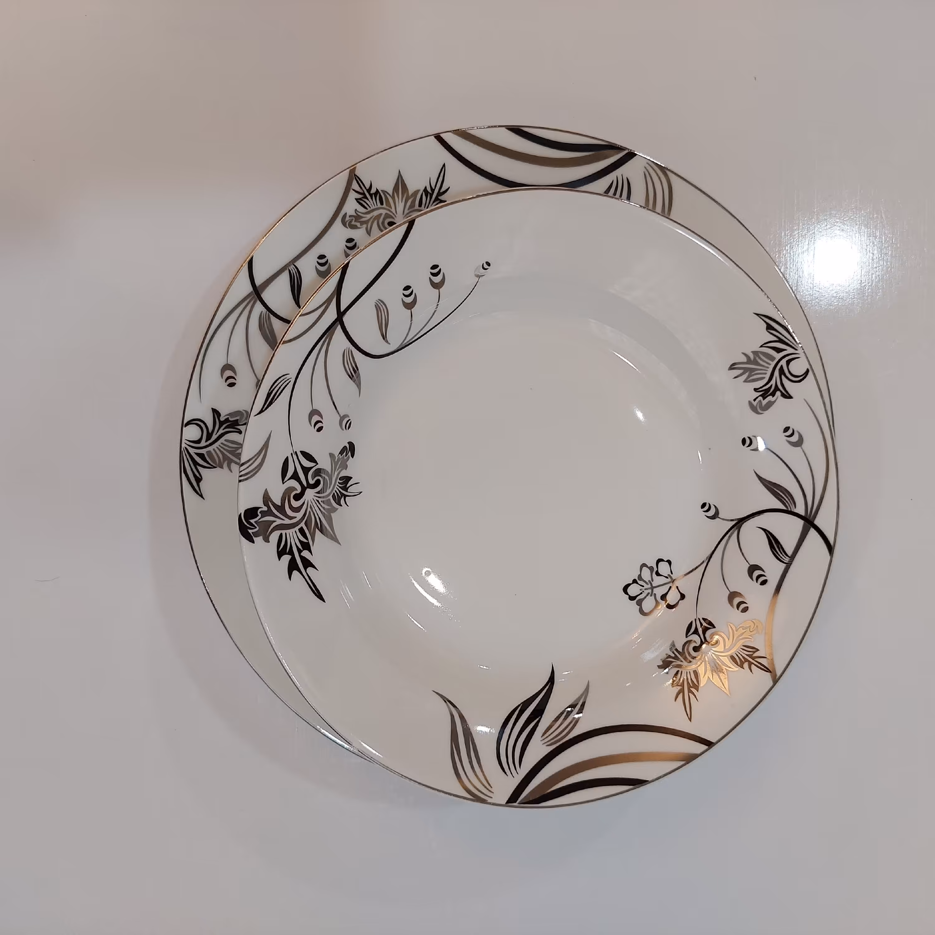 بشقاب پلوخوری   سایز 24 چینی پارس در بسته 6 تایی   ارسال رایگان به سراسر ایران 