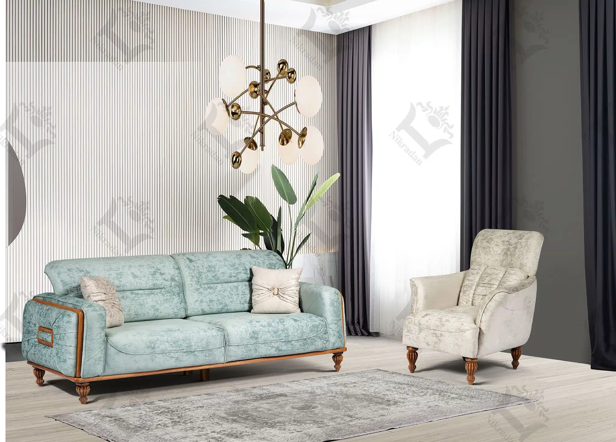 مبل راحتی مکانیزم پاپیون