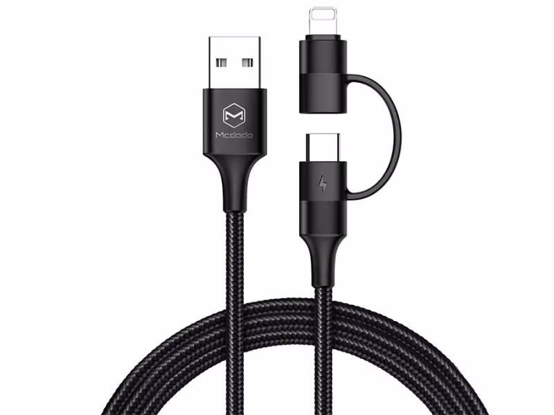 کابل دو سر سریع مک دودو Mcdodo CA-680 2 in 1 Cable 1.2m