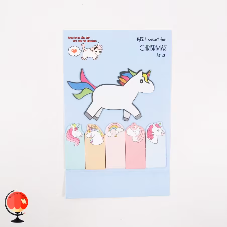 استیک نوت فانتزی طرح یونیکورن