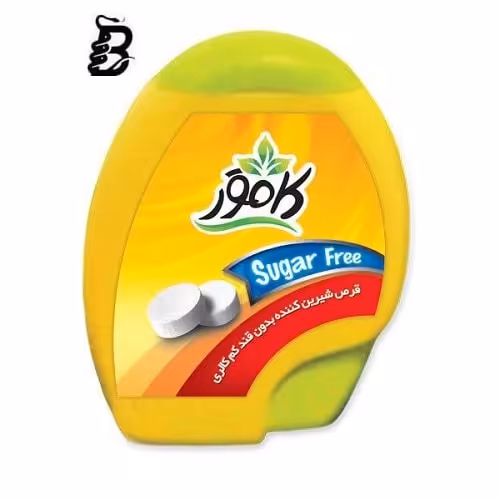 قرص شیرین کننده رژیمی و بدون قند فشاری کامور