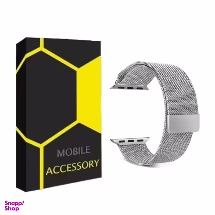 بند ساعت هوشمند مدل Milanese Loop مناسب اپل Apple Watch 49mm