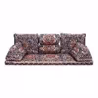 سرویس 7 تکه پشتی سنتی شاه نشین ابریشم مدل سالار کد Slr-srm