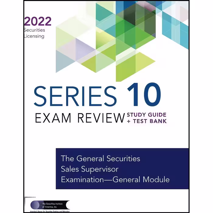 کتاب زبان اصلی Series  Exam Study Guide   Test Bank اثر جمعی از نویسندگان