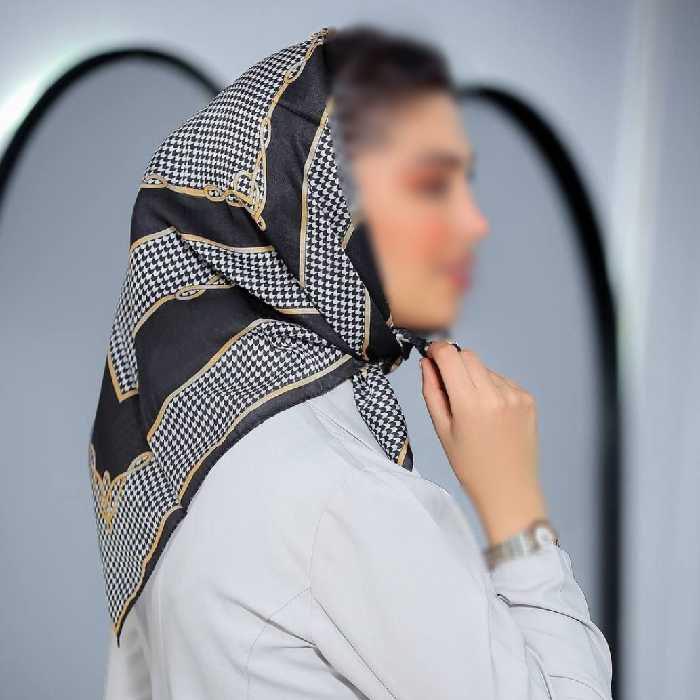 باندانا یا مینی اسکارف نخی طرح پیچازی ارسال رایگان 