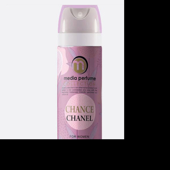 اسپری بدن زنانه مدیا مدل چنس چنل حجم 200 میلی لیتر