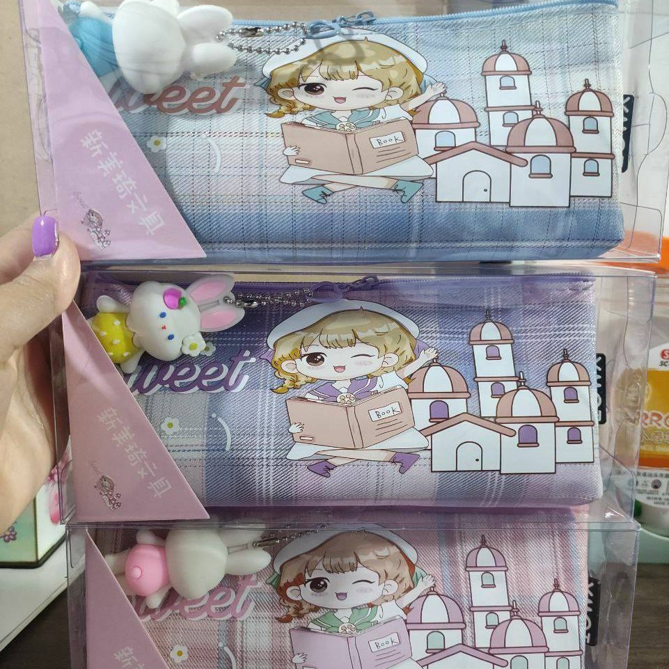 جامدادی تک زیپ وارداتی 