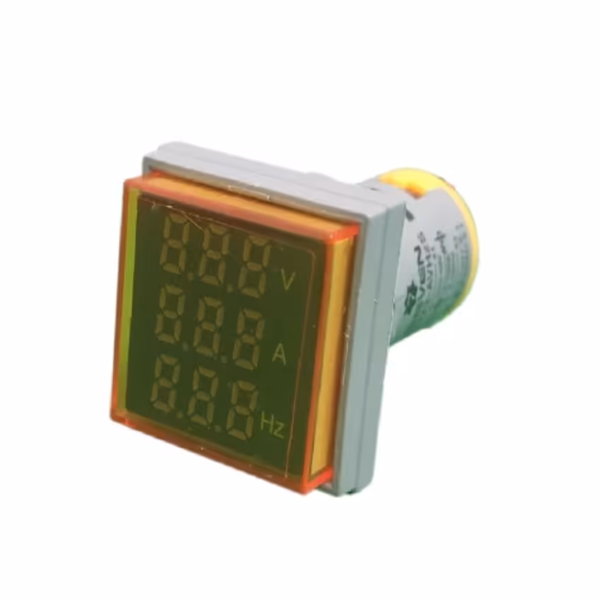 ولت متر، فرکانس متر،آمپرمتر سون مدل SD22-AVHZS رنگ زرد