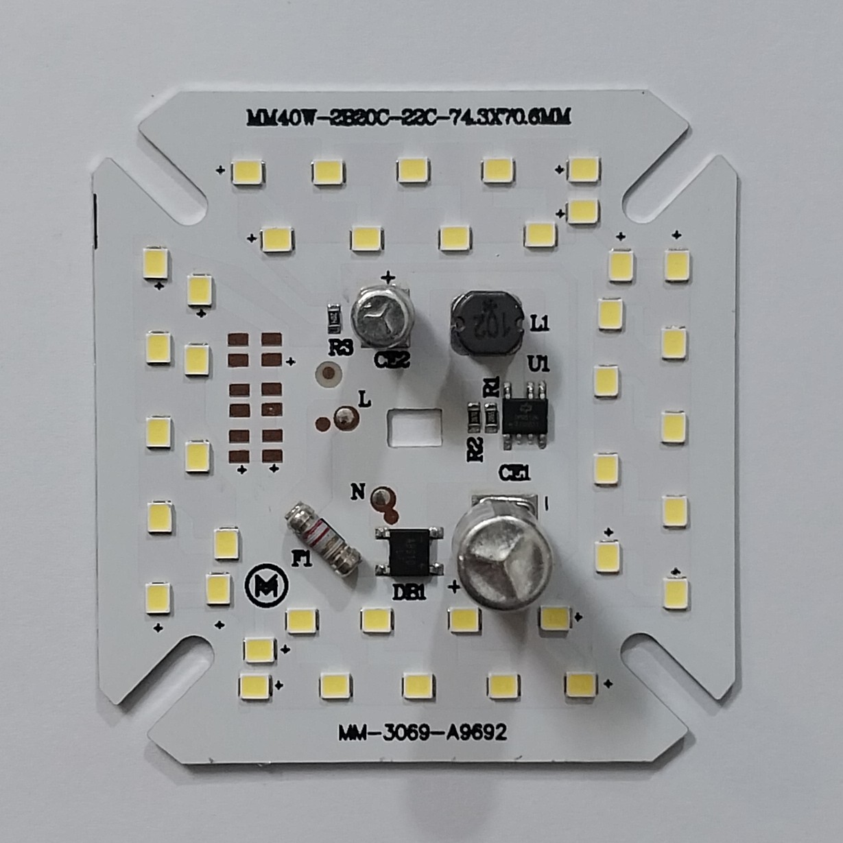 چیپ ال ای دی 40 وات برق مستقیم  