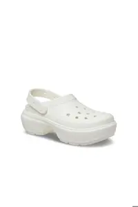 دمپایی سفید زنانه CLOG اورجینال Crocs
