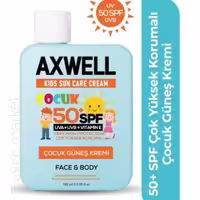 ضد آفتاب کودکان اصل ترکیه آکسول حاوی ویتامین E با محافظت بسیار بالا و SPF 50  آکسول آرسی کازمتیک


