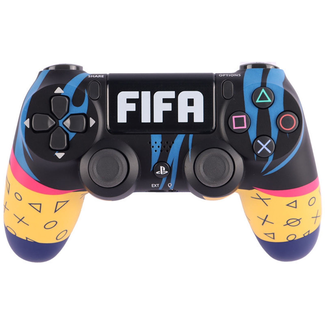 دسته بازی بی سیم سونی Dualshock 4 High Copy درجه یک طرح FIFA 3 مناسب برای PS4