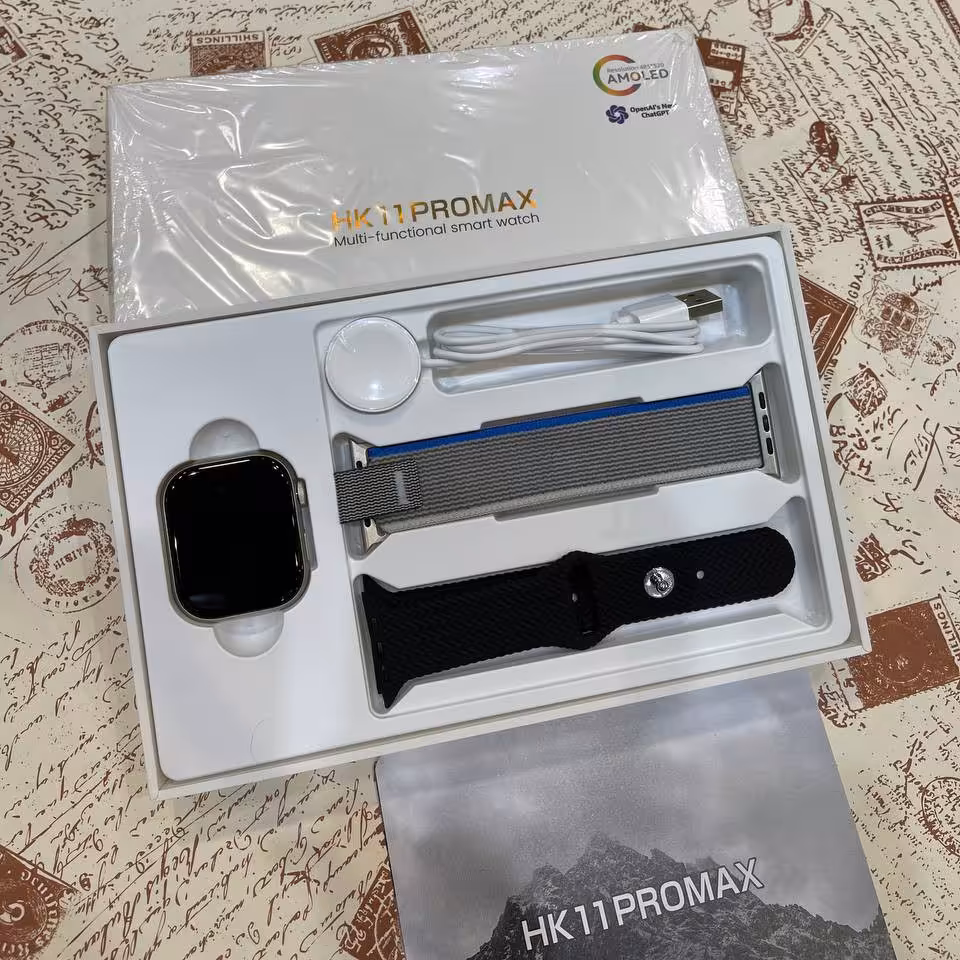 اپل واچ سری 9 دو هسته ای مدل HK11PROMAX با هوش مصنوعی  صفحه نمایش AMOLED  اصلی با گارانتی 