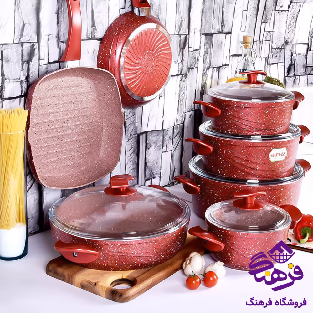 سرویس قابلمه پویان 12پارچه سووینگ Eviz