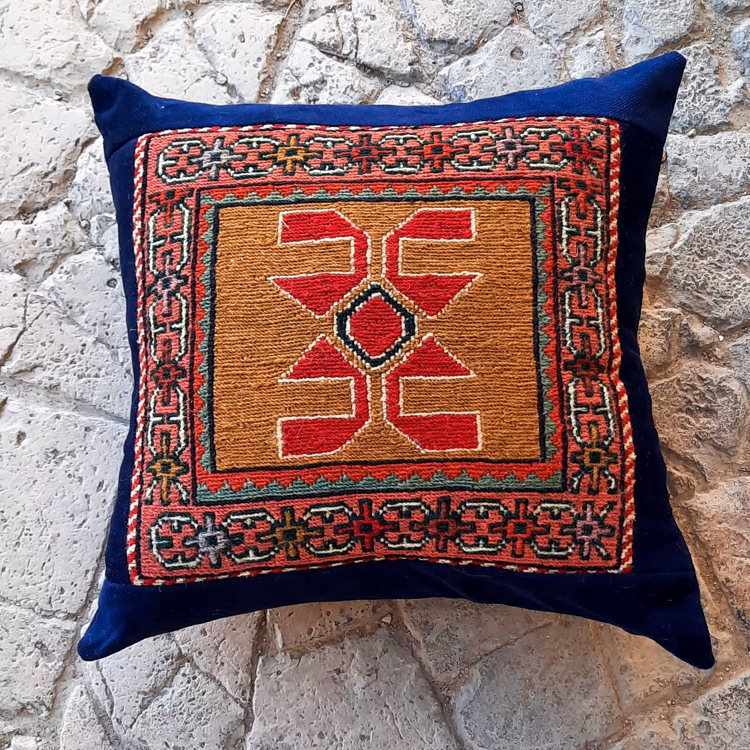 کوسن مدل دستبافت-بسته ی دوعددی