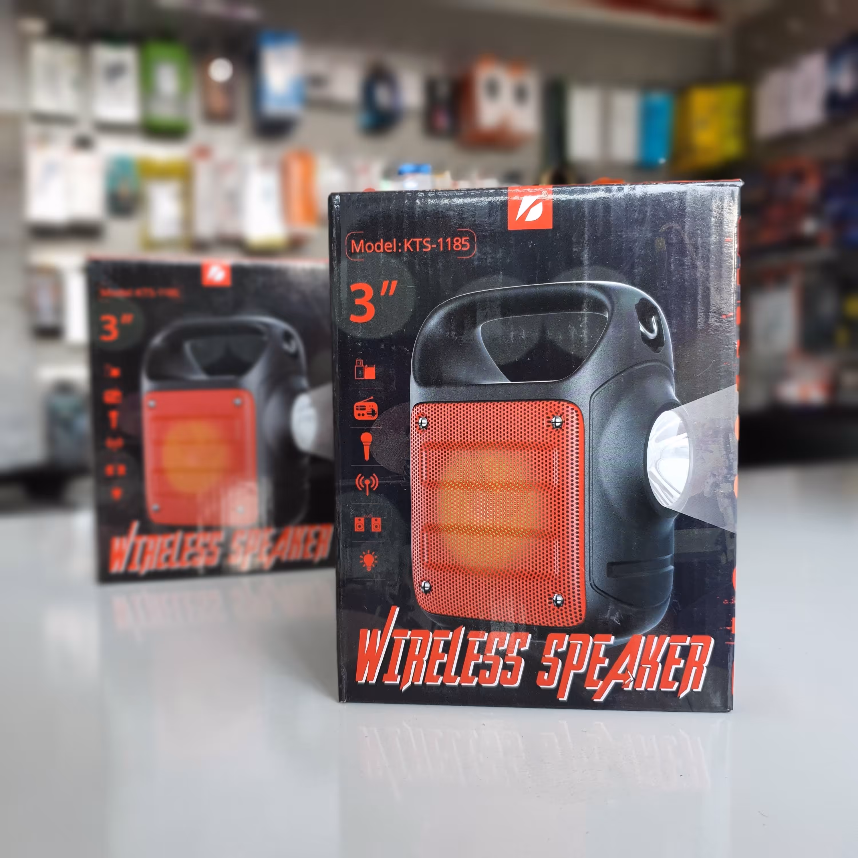 اسپیکر شارژی بلوتوثی قابل حمل مدل (KTS-1185)