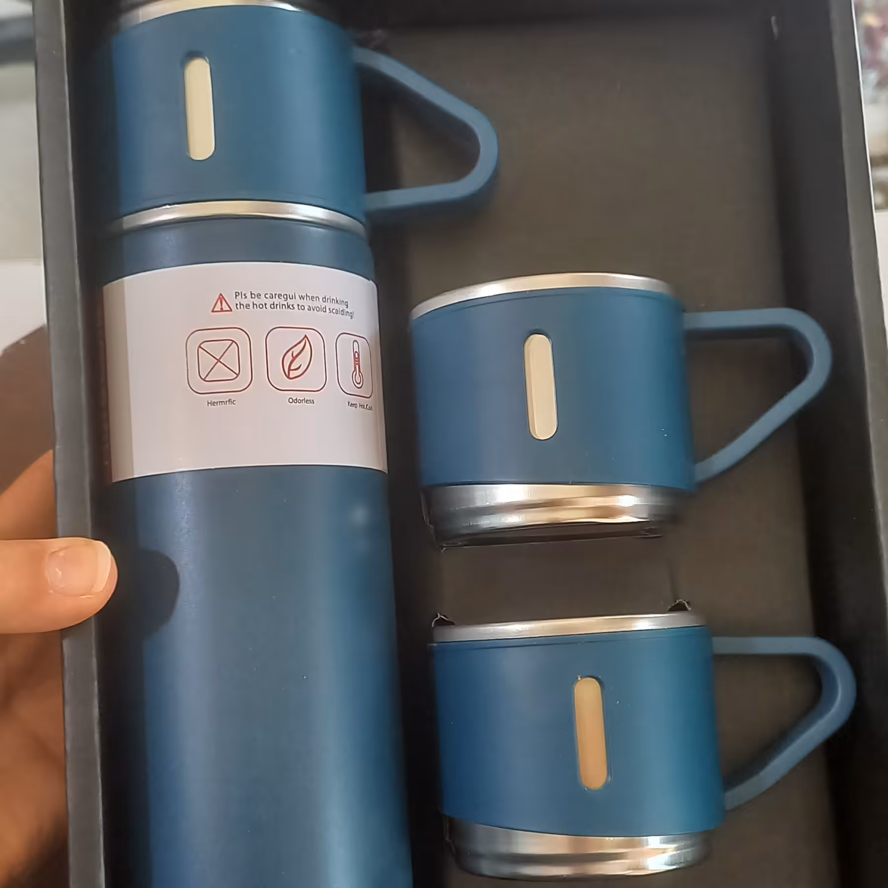 فلاسک نیم لیتر سرد و گرم 3 فنجانه