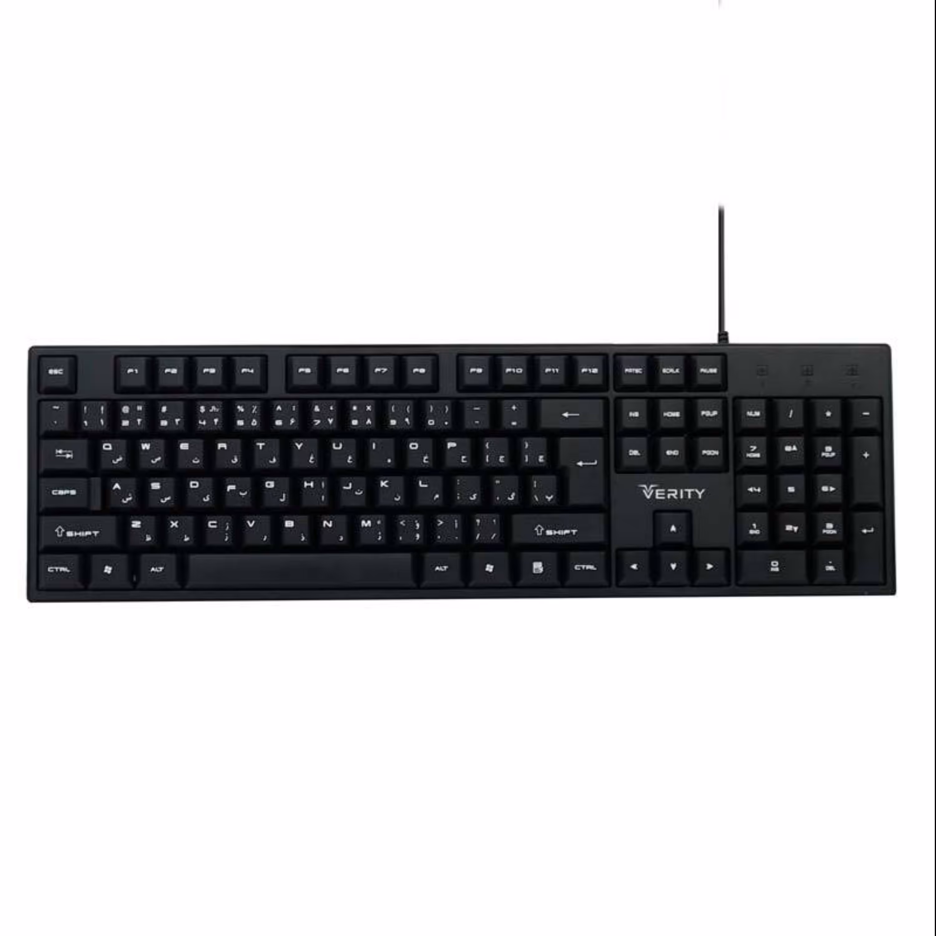 کیبورد Verity V-KB6122 با گارانتی 12 ماهه