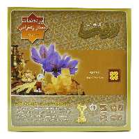 پرده نبات ممتاز  زعفرانی افضلی