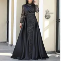 لباس مجلسی بلند مدل  دیانا سایز 40 الی 48 رنگبندی ژورنال -پیراهن مجلسی 