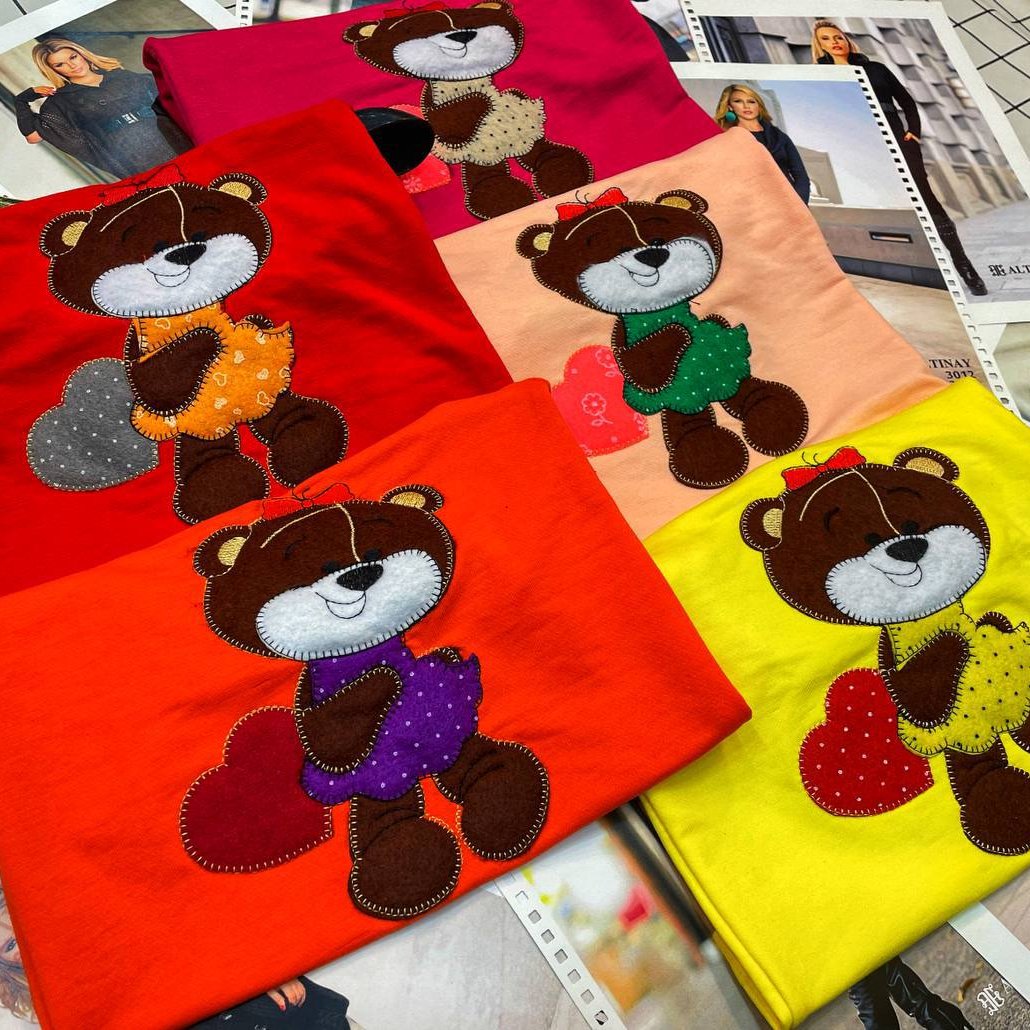 تیشرت شلوارک پنبه دورومدل تیکه دوزی اعلا