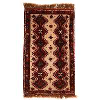 فرش دستباف دو و نیم متری مدل خراسان طرح خشتی کد 410610