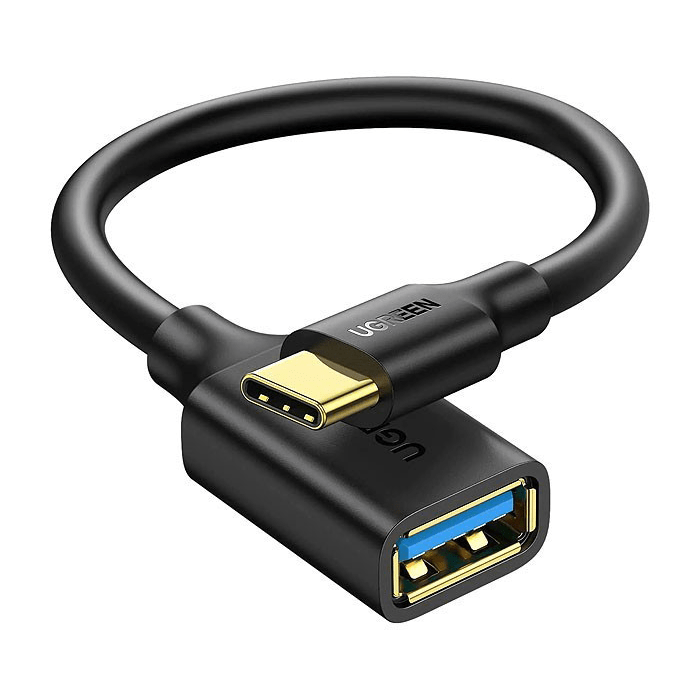 تبدیل USB-C Male - OTG به USB 3.0 A Female سیم‌دار یوگرین مدل US154 کد 30701